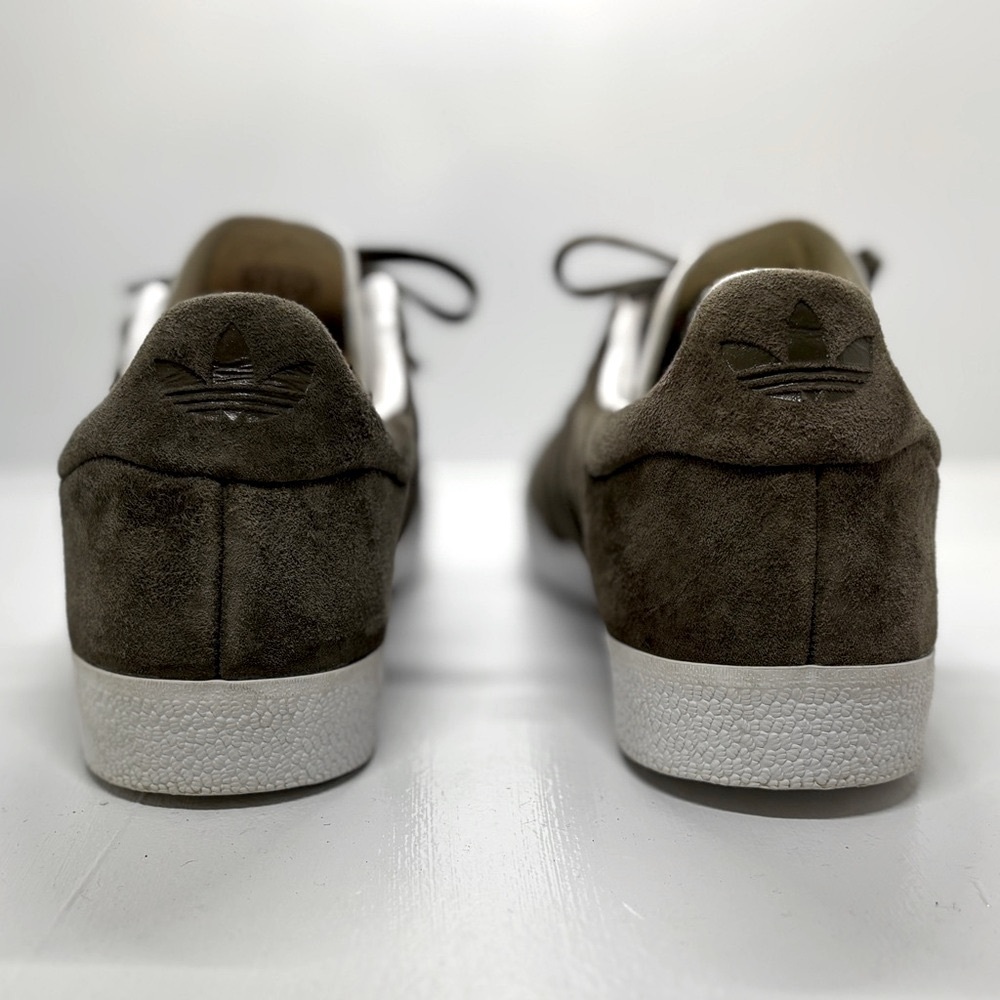Adidas Originals Gazelle Olive Green Suede Sneakers Shoes Men’s Size 10 - Picture 7 of 11